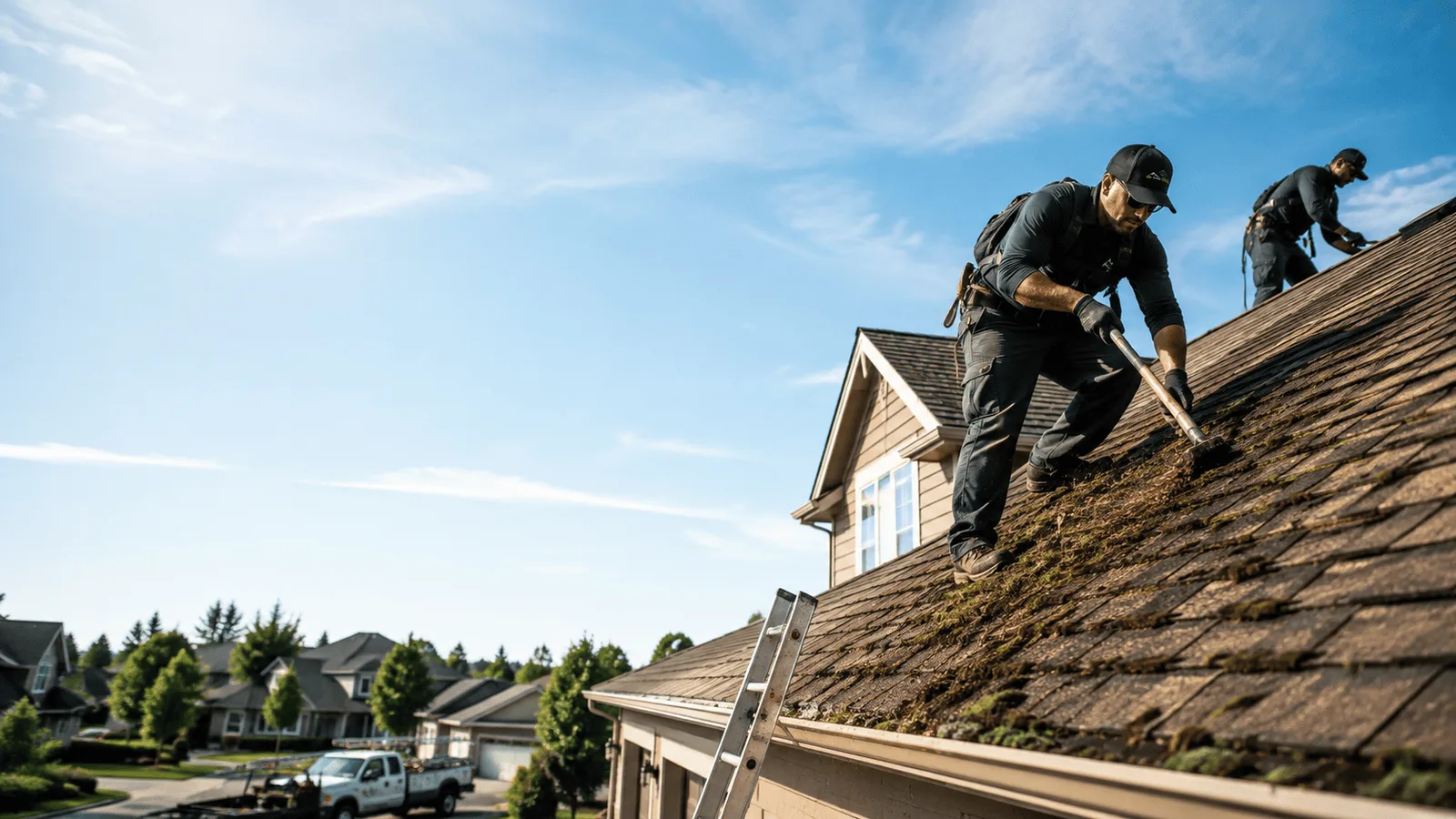 Roof Moss Removal in Puposky, MN near me